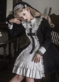 Yingji -Raven Whisper- Sweet Gothic Lolita OP Dress