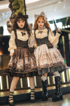 Miss Point -Hunting Notes- Halloween Punk Lolita Skirt