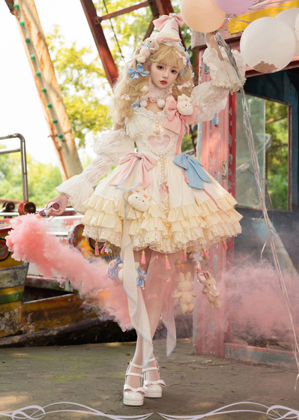 Bramble Rose -Puppet Circus- Sweet Classic Lolita JSK Full Set