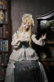Liliana Cabinet of Curiosities- Elegant Gothic Lolita Corset Salopettes