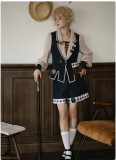 Withpuji -Time Traveler- Ouji Punk Lolita Fishtail Skirt Set and Shorts Set