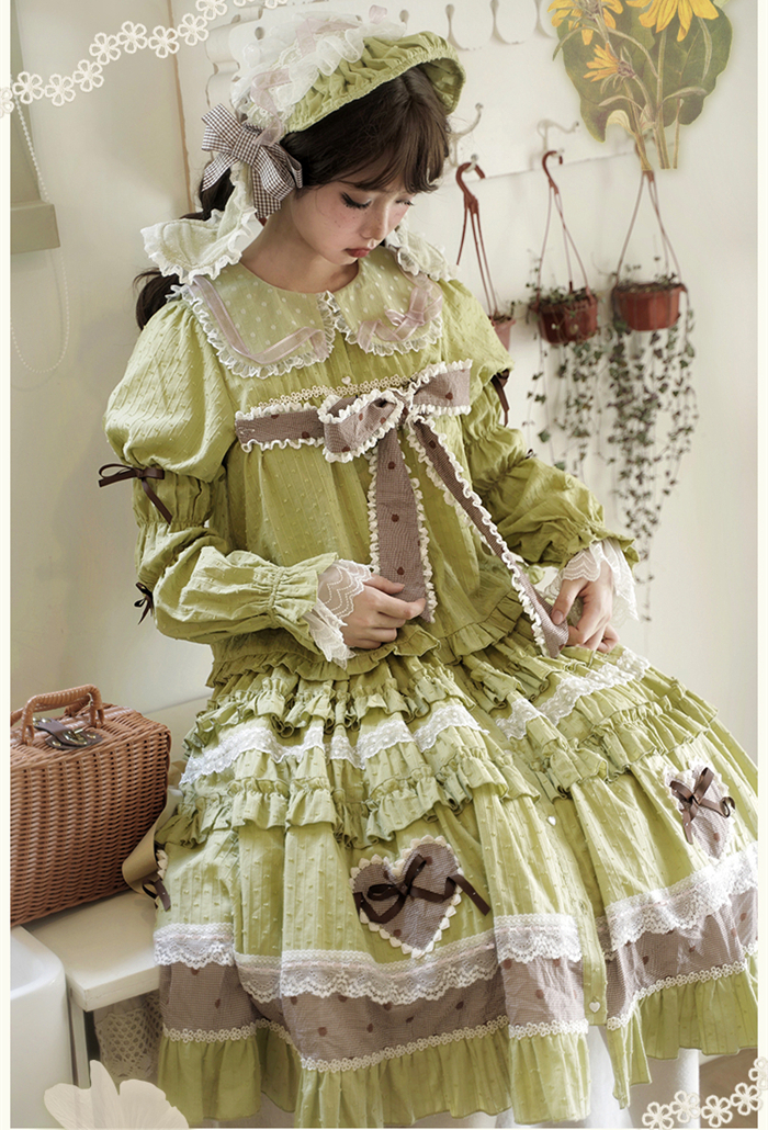 Green discount lolita dress