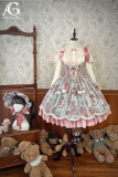 Alice Girl -Bear Doll Wall- Sweet Classic Lolita JSK and OP Dress