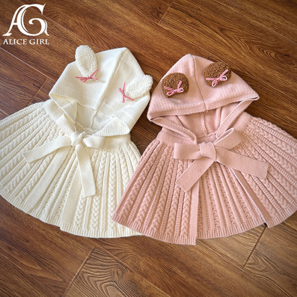 Alice Girl -Bear Doll Wall- Sweet Classic Lolita Cape and Arm Sleeves