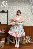 Alice Girl -Bear Doll Wall- Sweet Classic Lolita Cape and Arm Sleeves