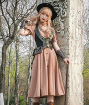 Mr.Yi- Ouji Steam Punk lolita Vest with Detachable Tail