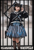 Pink Up -Black Rock Shooter- Classic Gothic Lolita OP Dress Full Set