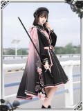 Tan Ying Fang Hua- Ouji Military Lolita OP Dress, Cape and Shoulder Mark