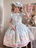 Rabbit Bear Gift Box- Sweet Classic Lolita OP Dress and Accessories