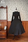 Alice Girl- Elegant Embroidery Classic Lolita OP Dress, Cape and Apron