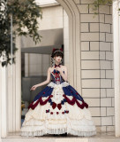 Magic Mirror Snow White- Gorgeous Elegant Sweet Tea Party Princess Wedding Lolita OP Dress Set