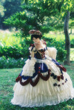 Magic Mirror Snow White- Gorgeous Elegant Sweet Tea Party Princess Wedding Lolita OP Dress Set