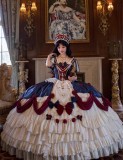 Magic Mirror Snow White- Gorgeous Elegant Sweet Tea Party Princess Wedding Lolita OP Dress Set