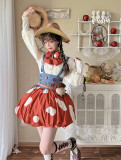 Acorn Store- Sweet Casual Lolita JSK, Blouse and Hat