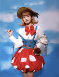 Acorn Store- Sweet Casual Lolita JSK, Blouse and Hat