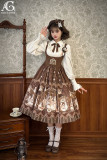 Alice Girl -Vintage Doll Family- Embroidery Classic Lolita Corset JSK