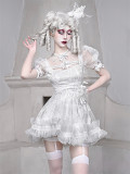 Sleeping Alice- Christmas Gothic Lolita OP Dress and Bloomer