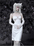 Sleeping Alice- Christmas Gothic Lolita Split Dress and Arm Sleeves