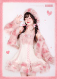 Snow Ode- Sweet Lolita JSK, Jacket and Accessories