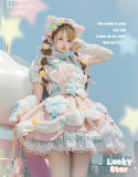 Mewroco -Lucky Star- Casual Sweet Lolita Skirt Full Set