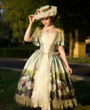 Bainiao -Terrace Garden- Elegant Classic Lolita OP Dress
