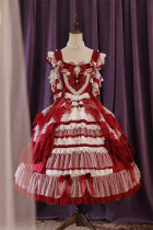 Yiyewuyu -Dolores- Gorgeous Tea Party Princess Classic Rococo Lolita OP Dress