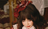 Yiyewuyu -Dolores- Gorgeous Tea Party Princess Classic Rococo Lolita Rosette Hat