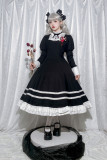 Celtic Heart- Nun Gothic Lolita OP Dress with Detachable Collar