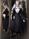Cross Praise- Nun Gothic Lolita Blouse, Corset Salopettes, and Cape