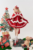 Dear Dolls -A Small Wish- Christmas Princess Sweet Lolita JSK, Cape and Accessories