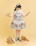 Girl Dream -Alice Rabbit- Sweet Classic Lolita JSK and Salopettes