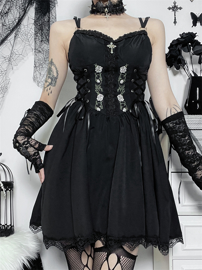 IMVAL / Gothic Maid Dress Gothic Victorian Maid Dress