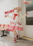 Cherry- Classic Sweet Lolita OP Dress, JSK and Cape