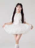 Short Boneless Soft Gauze 30cm Length 28cm Puffy level Lolita Petticoat