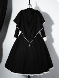 Xiongdoujiang- Gothic Lolita OP Dress and Cape