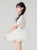 Short Boneless Soft Gauze 30cm Length 12cm Puffy Level Lolita Petticoat