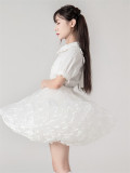 Short Boneless Soft Gauze 40cm Length 30cm Puffy Level Lolita Petticoat