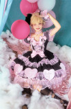 Showa Cross Lover- Sweet Lolita OP Dress and Accessories
