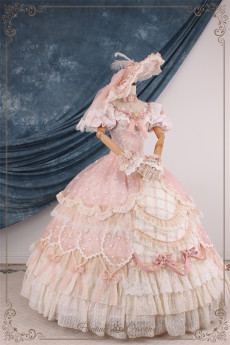 HinanaQueena -New Hope- Gorgeous Tea Party Princess Wedding Rococo Lolita OP Dress and Accessories