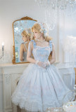 Dream Dance- Gorgeous Tea Party Princess Wedding Rococo Lolita JSK Full Set