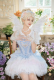 Dream Dance- Gorgeous Tea Party Princess Wedding Rococo Lolita JSK Full Set