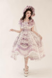Key to The Fairland- Gorgeous Tea Party Princess Wedding Classic Lolita JSK Full Set
