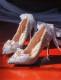 Hexagram -Tea Party Wedding Pointed Toe Glitter Crystal High Heels Lolita Shoes