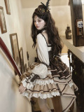 Yingji-Time Sand Rear- Casual  Sweet Punk Lolita OP Dress Set and Accessories