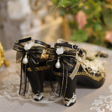 Yiyewuyu- Gorgeous Adult Gift Tea Party Pointed Toe Wedding Glitter High Heels Lolita Shoes