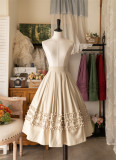 Forest Wardrobe -Forest Basket- Elegant Vintage Ruffled Classic Lolita Skirt