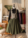 Forest Wardrobe -Forest Basket- Elegant Vintage Classic Lolita V-neck Vest