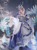 Bramble Rose -Dragon Lore- Gorgeous Tea Party Princess Rococo Lolita OP Dress and Crown