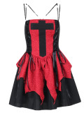 Alt Street Gothic Puffy Corset Slip Dress