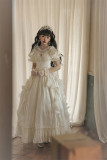 LongSha- Elegant Classic Lolita One Piece Dress Full Set